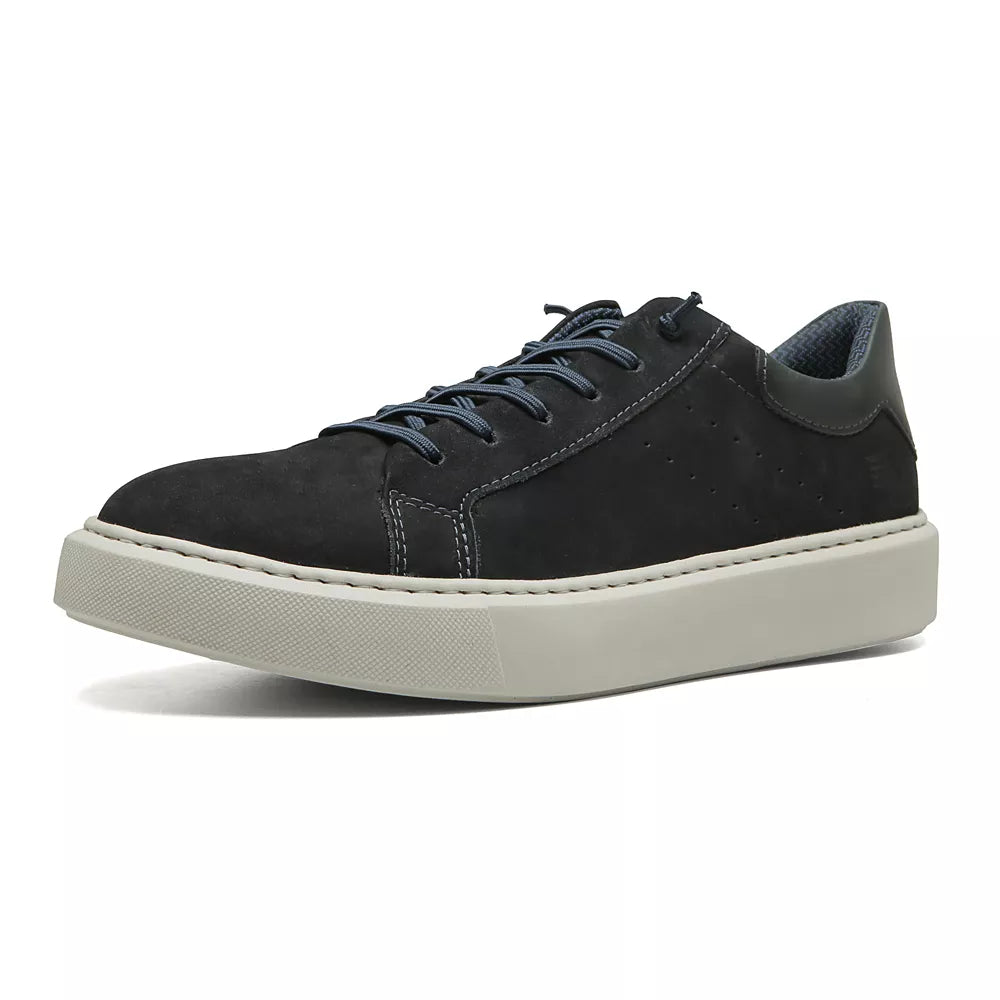 TÊNIS MASCULINO CASUAL EM COURO AZUL - MARINHO