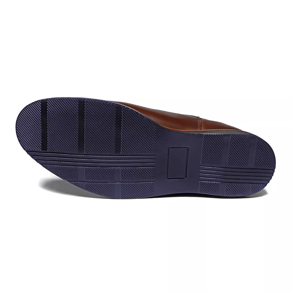 BOTA CHELSEA MASCULINA CASUAL EM COURO MARROM - EXPRESSO