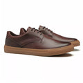 TÊNIS MASCULINO CASUAL EM COURO MARROM - CHOCOLATE