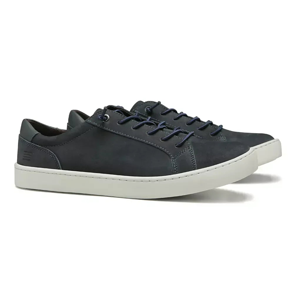 TÊNIS MASCULINO CASUAL EM COURO AZUL
