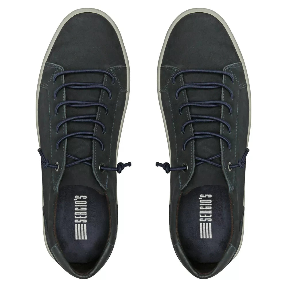 TÊNIS MASCULINO CASUAL EM COURO AZUL
