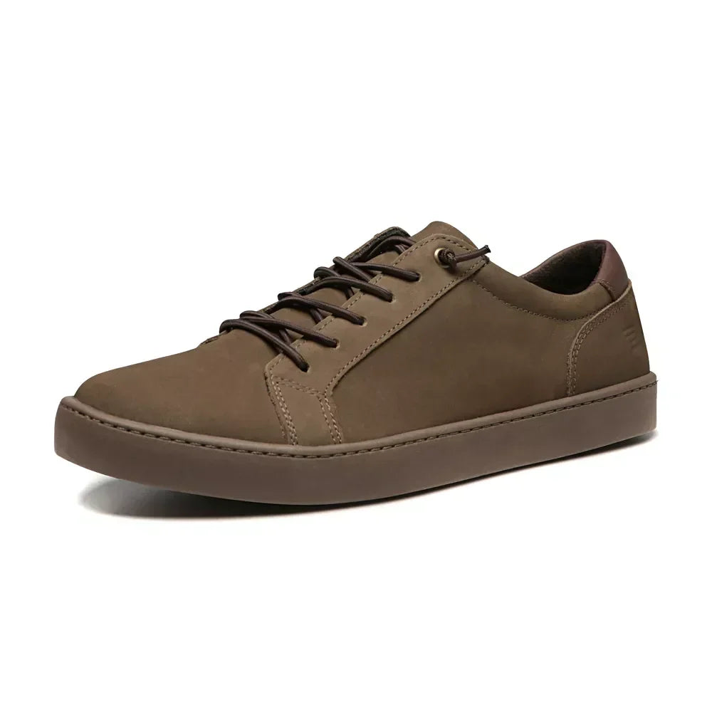 TÊNIS MASCULINO CASUAL EM COURO MARROM - CACAU