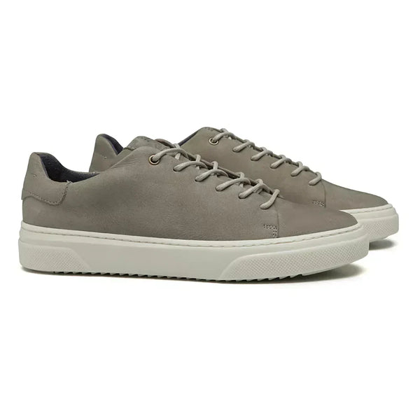 TÊNIS MASCULINO CASUAL EM COURO - CINZA