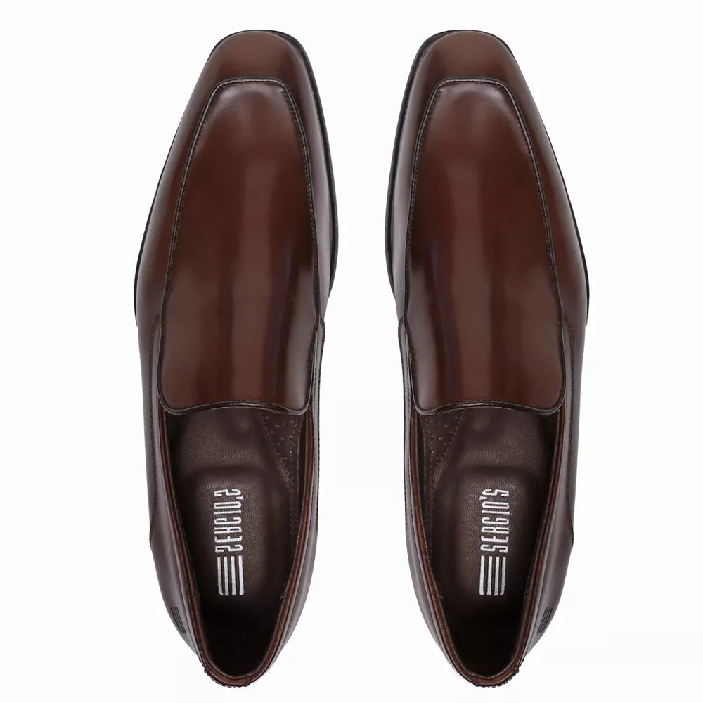 Sapato Mocassim Masculino Social Em Couro Marrom - CAFE