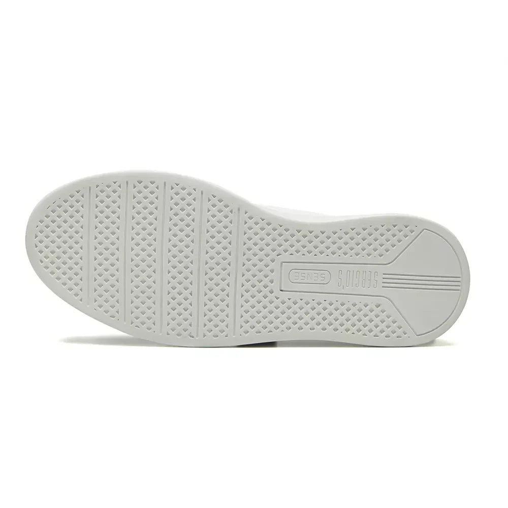 TÊNIS MASCULINO CASUAL EM COURO CINZA COM CONFORTO - MENTA