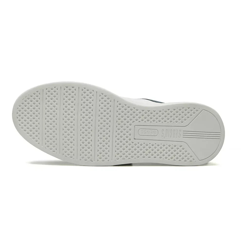 TÊNIS MASCULINO CASUAL EM COURO AZUL COM CONFORTO - SNOW