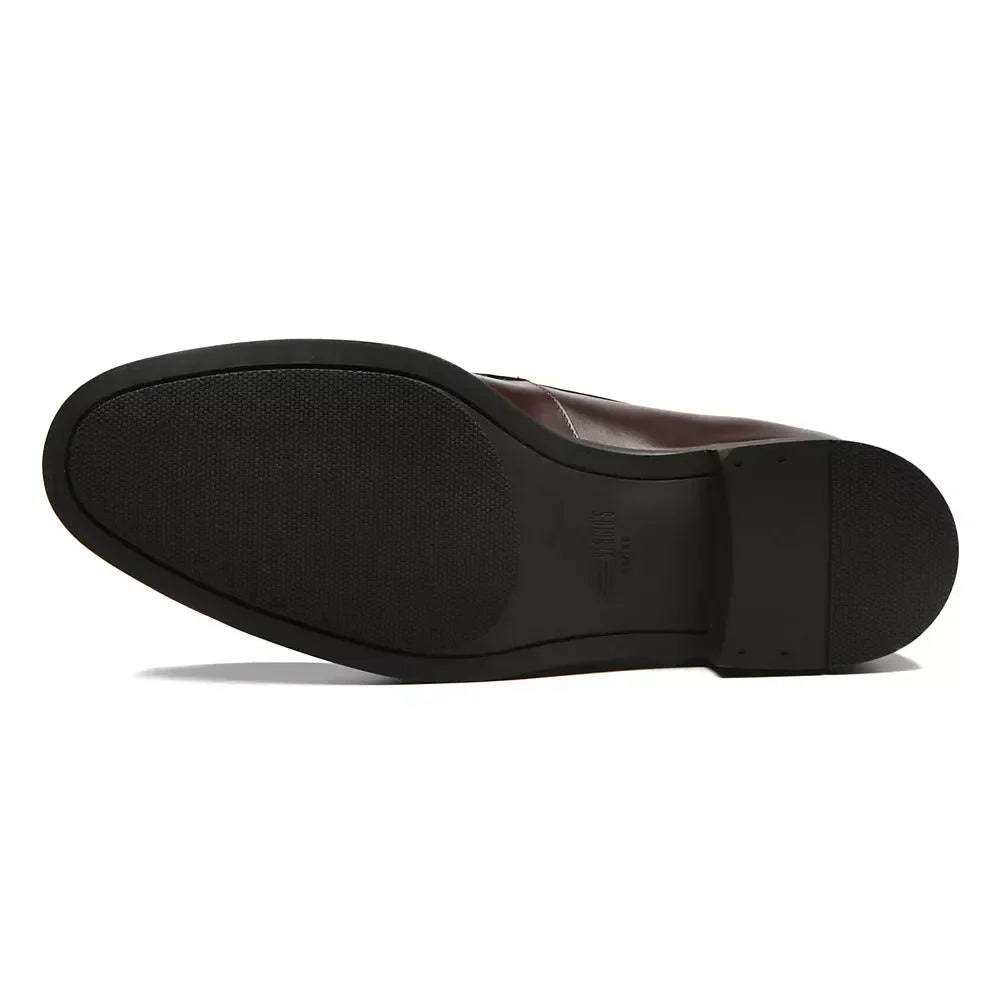 SAPATO LOAFER MASCULINO SOCIAL EM COURO MARROM COM CONFORTO - BROWN