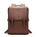 MOCHILA PORTA NOTEBOOK DE ATE 17'' MASCULINA EM COURO MARROM - WHISKY