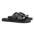SANDÁLIA MASCULINA CASUAL EM COURO - SKAR PRETO