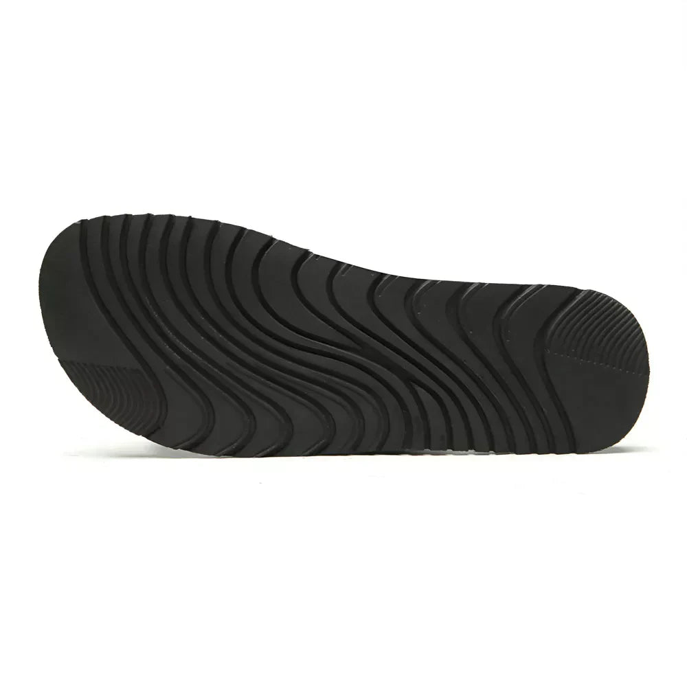 SANDÁLIA MASCULINA CASUAL EM COURO - SKAR PRETO