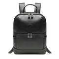 MOCHILA PORTA NOTEBOOK MASCULINA EM COURO PRETO
