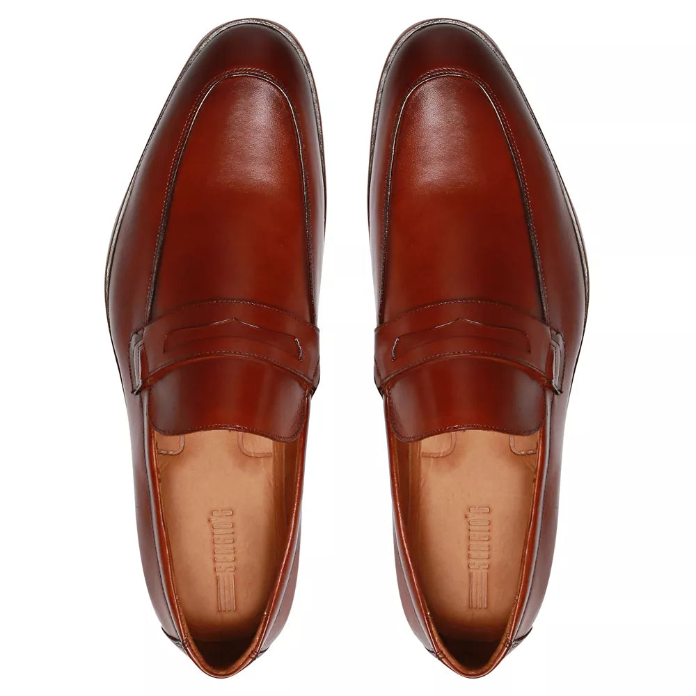 SAPATO LOAFER MASCULINO SOCIAL EM COURO MARROM - MOOCA